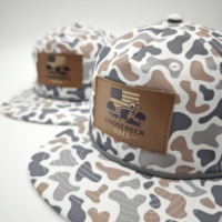 Casquette de baseball sportive ajustable à 5 panneaux en tissu Dobby Oxford Terry avec logo personnalisé, motif camouflage fruité, léopard et pois brodés, fermeture snapback 256