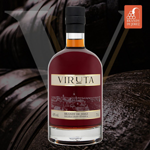 บรั่นดีผลิตในสเปน VIRUTA GRAN RESERVA บรั่นดีสเปนจากเมืองเยเรซ บ่มด้วยวิธีดั้งเดิม 8 ปี บรั่นดีองุ่น 700 มล. - Product Image 6