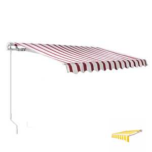 Tenda da Sole a Barra Quadrata Manuale 300x200 cm con Bracci Estensibili Inclinazione 35 Gradi - Product Image 1