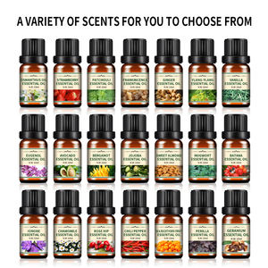 Diffuseur d'huiles essentielles végétales naturelles biologiques avec encens hydratant, orange douce, lavande douce et efficace, aromathérapie - Product Image 6