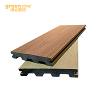 Panneau de teck anti-UV pour terrasse 140*23mm Wpc Plancher en bois dur Plancher de terrasse extérieur