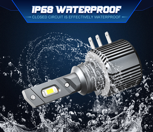 Bombilla LED H15 100W 12000LM - Faro Delantero Más Brillante, Compatible con VW <span class=keywords><strong>Golf</strong></span>/<span class=keywords><strong>Audi</strong></span> <span class=keywords><strong>A3</strong></span>, Fácil Instalación, IP68 - Product Image 5