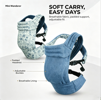 Vente en gros de porte-bébés de luxe ergonomiques certifiés CPC CE, en coton et lin de qualité supérieure, avec cadre en lin, capacité de charge de 15 kg