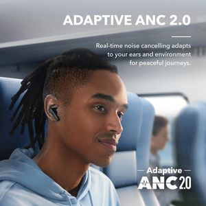 Écouteurs à réduction de bruit Soundcore by Anker Liberty 4 NC, réduction de bruit de 98,5 %, réduction de bruit adaptative aux oreilles et à l'environnement - Product Image 5