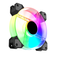 Hongyi Jade anneaux bas prix 120mm muet grand volume d'air ordinateur pc boîtier cpu refroidisseur coloré rvb argb ventilateur de refroidissement