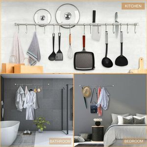 Support mural <span class=keywords><strong>pour</strong></span> ustensiles <span class=keywords><strong>de</strong></span> <span class=keywords><strong>cuisine</strong></span> Sondoly, organisateur <span class=keywords><strong>de</strong></span> casseroles et poêles, support mural <span class=keywords><strong>pour</strong></span> <span class=keywords><strong>rail</strong></span> suspendu - Product Image 2