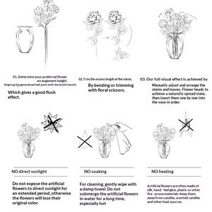 Roses artificielles réalistes en gros pour centre de table de mariage, décoration de fête et de maison, roses artificielles à tige flexible, vente en gros - Product Image 6