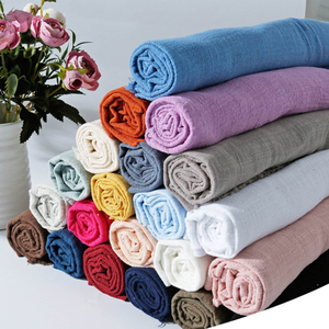 Tela DE LINO DE 180g al por mayor 55% Lino 45% algodón lino europeo de alta calidad para niños de peso medio suave transpirable liso teñido - Product Image 2