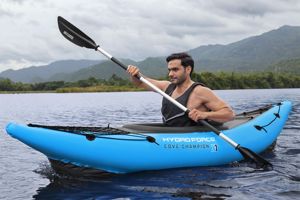 Bestway 65115 Hydro Force Cove Champion X1 Ensemble de kayak <span class=keywords><strong>gonflable</strong></span> pour 1 personne 2.75 m X 81 cm - Product Image 2