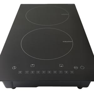 Table de cuisson à induction à deux brûleurs intégrée avec bobine en cuivre - Product Image 1