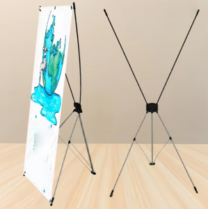 Hiện đại Hàn Quốc x triển lãm Rack cho trong nhà hoạt động & quảng cáo với dọc <span class=keywords><strong>PVC</strong></span> Poster trong các kích cỡ 60*160cm và 80*180cm - Product Image 4