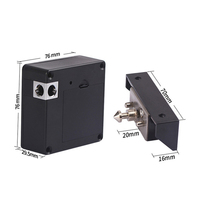 Serrure intelligente invisible pour armoire à porte vitrée, déverrouillage par carte NFC IC 13,56 MHz RFID mobile