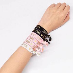 Decoraciones para Fiestas y Bodas, Regalos para Pedidas de Mano, Brazalete con Lazo, Equipo de la Novia, Pulseras para Despedida de Soltera, Lazos para el Cabello - Product Image 3