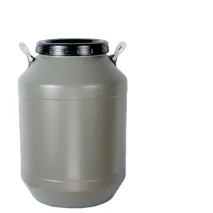 60 Liter Plastic Barrel Square Drum 60 Litre HDPE Open Top Plastic Chemicals Barrel With Screw Lid