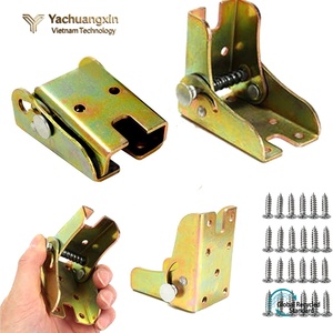 Yachuangxin Galvanized Iron Hinge Flat <b>Spring</b> <b>Door</b> Latch for Carpentry Use - Product Image 4