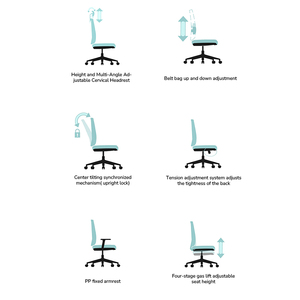 <span class=keywords><strong>Chaise</strong></span> <span class=keywords><strong>de</strong></span> <span class=keywords><strong>bureau</strong></span> pivotante à bascule <span class=keywords><strong>ergonomique</strong></span> <span class=keywords><strong>pour</strong></span> visiteur unique <span class=keywords><strong>chaise</strong></span> contemporaine en maille <span class=keywords><strong>de</strong></span> <span class=keywords><strong>petite</strong></span> <span class=keywords><strong>taille</strong></span> en métal et nylon tissu noir - Product Image 3