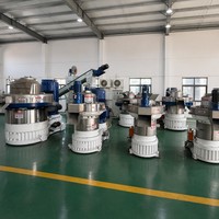Machine à granulés de bois de pin à partir de sciure de bois biomasse, petite ligne de production de granulés d'aliments pour animaux