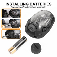 Lampes tactiques pour armes LT-13, nylon haute pression avec conception multifonctionnelle et fermeture magique
