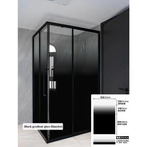 ฟิล์มติดหน้าต่างแบบมีกาวในตัว ลายจุดสีขาวไล่ระดับสี ฟิล์มตกแต่งกึ่งโปร่งแสง ฟิล์มกระจกไล่ระดับสีแบบมองเห็นทางเดียวสำหรับสำนักงาน - Product Image 2