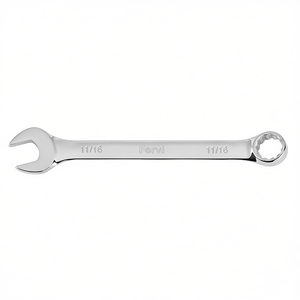 Fervi Combination <b>Wrench</b> 11/16 Inch Chrome Plated Mirror Polished - Product Image 2