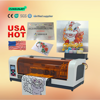 Desktop A3/A4 Eco-Solvent A3 Etiketten-Sublimationsdrucker, die auf 13-Zoll-Sublimationspapier drucken