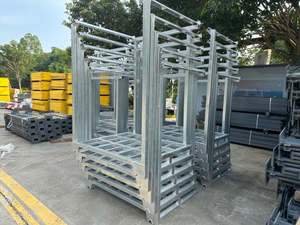 पाउडर लेपित धातु पोर्टेबल माल भंडारण रैक टायर भंडारण रैक टायर भंडारण रैक टायर भंडारण रैक स्टेकिंग रैक स्टकिंग - Product Image 5