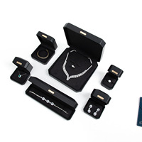 Boîte à bijoux en cuir PU octogonale XM D20, multi-tailles, pour ranger bagues et boucles d'oreilles, coffret cadeau de luxe pour mariage ou demande en mariage, emballage de bijoux