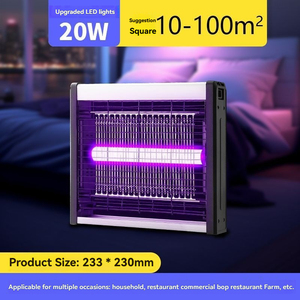 Lámpara Antimosquitos <span class=keywords><strong>Lidian</strong></span>, Mata Moscas, Trampa Eléctrica para Mosquitos, Asesino de Insectos, Luz de Succión con Descarga Eléctrica Comercial - Product Image 6