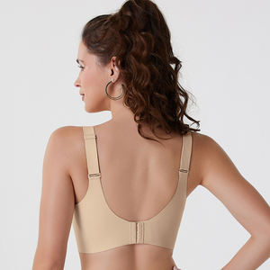 Sutiã T-Shirt Seamless de Copas Completas para Mulheres - Suporte e Levantamento Sem Fio, Alças Ajustáveis, Sem Volume Lateral, Spandex/Nylon, Ideal para Esportes - Product Image 3