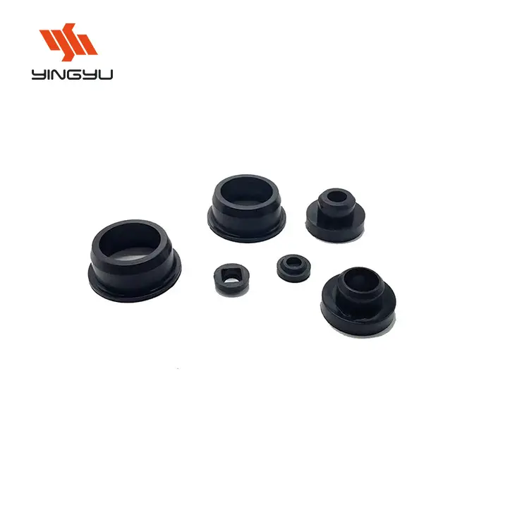 Factory Custom-Made Black Anti-Slip Shock-Absorbing Silicone Rubber Columns for Electronic Appliances