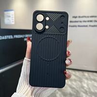 Vente en gros d'usine, nouvelle conception de coque de téléphone portable magnétique en TPU rayé pour iPhone, pour Tecno, pour Infinix Fox, Samsung A32 A57