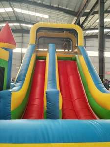 Tobogán inflable <span class=keywords><strong>hinchable</strong></span> <span class=keywords><strong>Castillo</strong></span> Tobogán colorido Interior y exterior Jungla inflable Carrera de obstáculos Salida de fábrica - Product Image 4