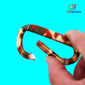 Nhà máy trực tiếp bán buôn <span class=keywords><strong>8</strong></span> cm nhôm ngụy trang Carabiner Keychain thể thao ngoài trời <span class=keywords><strong>Snap</strong></span> móc Carabiner Clip - Product Image 2