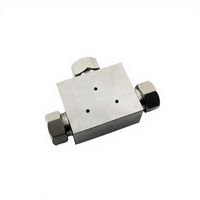 Pièces détachées pour jet d'eau H2O JET 301015-1 20458272 T200-1173 Collecteur de purge en T Pièces détachées pour machine de découpe à jet d'eau Remplacement