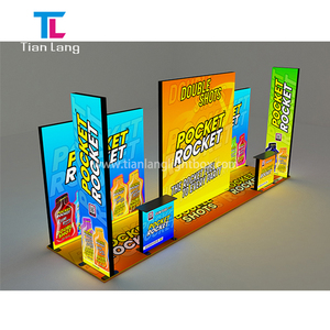 TianLang <b>Advertising</b> Wholesale Frameless Seg Pop-up LED Lightbox Fabric <b>Light</b> <b>Box</b> for Trade Show - Product Image 2