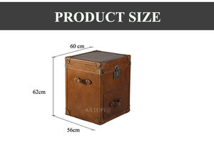 Brun meubles de rangement coffre valise coffre - Product Image 4
