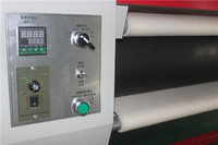 Presse à chaud à rouleaux de style simple 1,6 m avec réglage manuel et revêtement pour transfert thermique