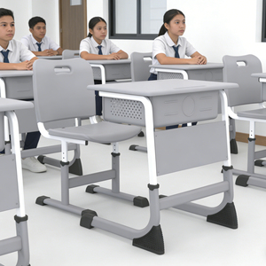 Conjunto de Mesa y Silla para un Solo Estudiante, Cumple con DepEd, Económico, Duradero, de Plástico, para Aulas Escolares en Filipinas - Product Image 1
