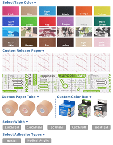 Nastro di Supporto Ortopedico Impermeabile MZ Brand 5cm Senza Lattice Traspirante in Cotone per Sport, Sicurezza, Terapia Muscolare e Fisioterapia - Product Image 6