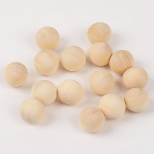 Palline di <span class=keywords><strong>perline</strong></span> di legno non finite giocattoli fai da te <span class=keywords><strong>perline</strong></span> di legno rotonde da 10mm all'ingrosso - Product Image 5