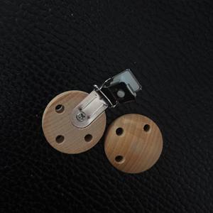 Dia35mm Legno Massello di Faggio Bambino Clip di Manichino FAI DA TE Ciuccio Clip di Non-Tossico - Product Image 6