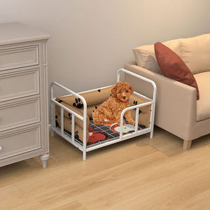 BS C235ร้อนขายโลหะสีดำเตียงสัตว์เลี้ยงที่เป็นมิตรกับสัตว์เลี้ยงเตียงสุนัขขนาดใหญ่ติดตั้งง่าย - Product Image 5