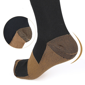 Meias de Compressão Esportivas de Alta Qualidade até o Joelho, Meias de Compressão Graduada de Bambu Personalizadas e Modernas - Product Image 5