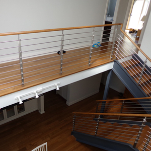 Rampe en acier inoxydable sur mesure, design moderne, balustrade pour villa, hôtel, appartement - Product Image 4
