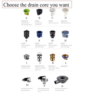 OEM Modern Black Gray Slivery Bathroom Shower Accessories Brass 4 Inch Anti Odor SUS 304 316 Stainless Steel Floor Drain - Product Image 2