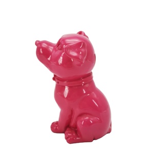 Tùy chỉnh gốm hoặc nhựa thủ công Piggy-Bank Con Chó Dễ Thương 3D đồng xu hộp tiền tiết kiệm hộp cho trang trí - Product Image 2