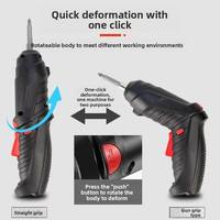Perceuse-visseuse électrique sans fil rechargeable de qualité industrielle, pliable, avec batterie au lithium, couple maximal de 3,5 Nm, pour usage domestique et bricolage