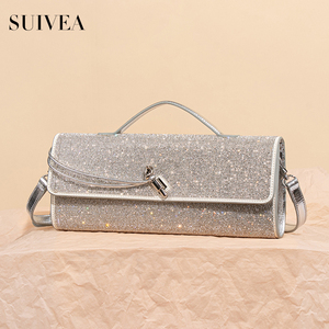 New 2026 Cross-Border Rhinestone-Embellished Women’s Handbag: Luxury Evening <b>Clutch</b>, Shoulder Bag or Crossbody Bag - Product Image 4