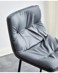 Tabourets <span class=keywords><strong>de</strong></span> <span class=keywords><strong>bar</strong></span> industriels contemporains, pieds en métal <span class=keywords><strong>noir</strong></span>, siège en cuir PU, chaises <span class=keywords><strong>de</strong></span> <span class=keywords><strong>bar</strong></span> pour restaurant, pub, salle à manger - Product Image 4