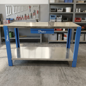 TTAKE Compact 1.5m Workbench Table with 2 Drawers for Efficient Workspace - Product Image 2
